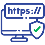 Activate HTTPS and the "lock icon" in the browser